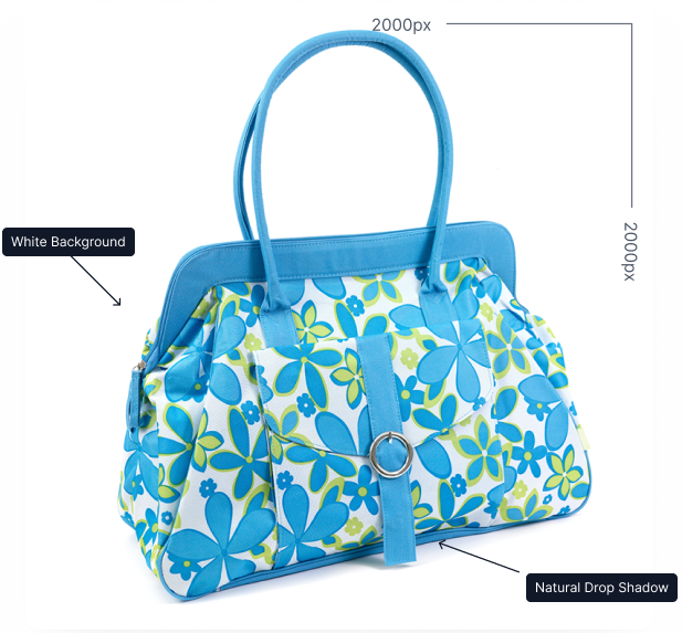 Deep etch example for eCommerce product catalog