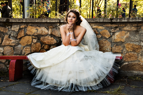 Bride Posing for a Photoshoot