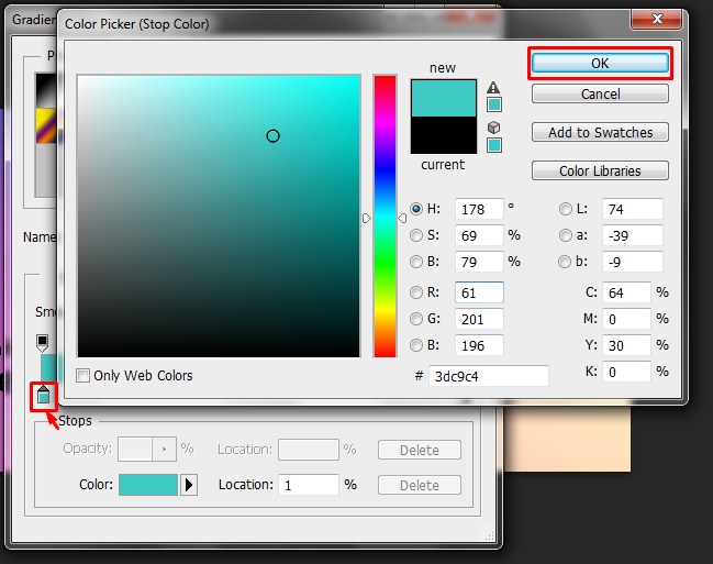 Picking Color for left side Stop