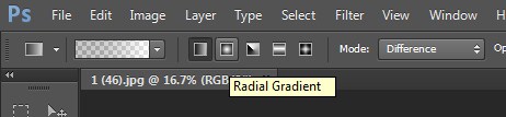 Showing how Radial Gradient works