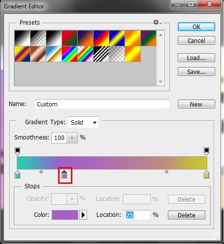 Picking other Stops at different place to show different stop can be created in between