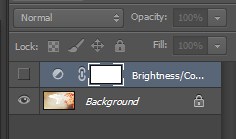 Turning off the eye icon on Photoshop