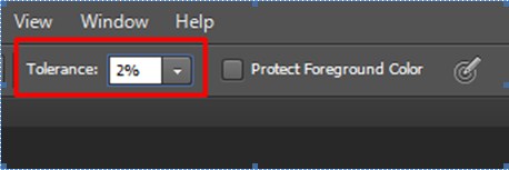 Tweaking Tolerance value in Photoshop