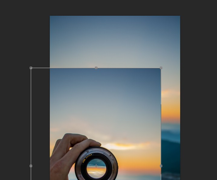 Not maintaining perspective ratio in Photoshop