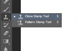 Choose the Clone Stamp Tool for further changes in Photoshop