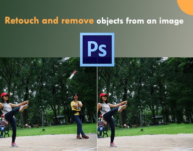 Retouch and remove objects from an image in Photoshop
