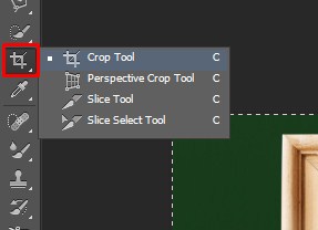 Select the Crop Tool