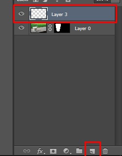 Adding a new Layer creates a Layer above in Photoshop